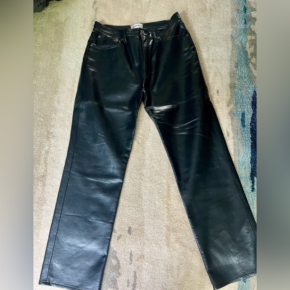 Agolde Leather Blend Pants